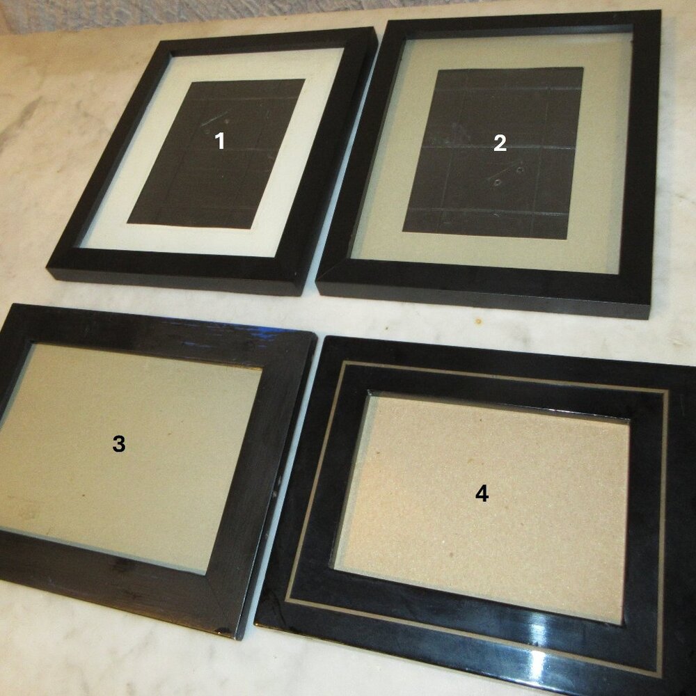 Four Black Frames, various sizes